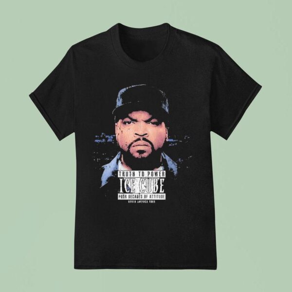 Ice Cube Truth To Power Four Decades Of Attitude Impala Tour T Shirt
