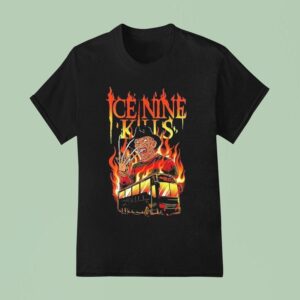 Ice Nine Kills X Freddy Krueger Tasmanian Devil In A Tour Bus Fire Kim Dracula T Shirt