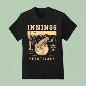 Innings Festival Tempe Arizona At Tempe Beach Park And Arts Park On February Desert Slider T Shirt
