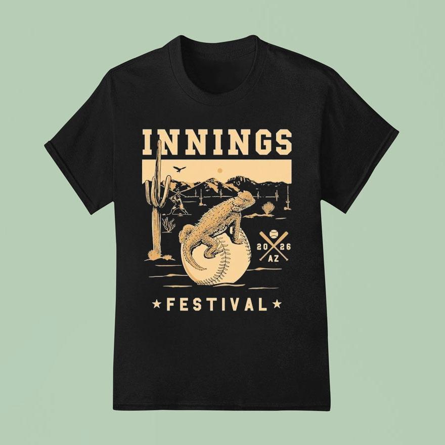 Innings Festival Tempe Arizona At Tempe Beach Park And Arts Park On February Desert Slider T Shirt