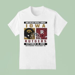 Iowa Hawkeyes Vs Rutgers Scarlet Knights Football College Football Gameday T Shirt