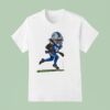 Jahmyr Gibbs Detroit Lions Fooyball Cartoon T Shirt