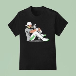 Jalen Hurts Smoking Philadelphia Eagles Football Pixel T Shirt