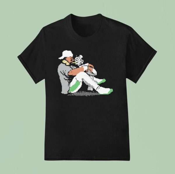 Jalen Hurts Smoking Philadelphia Eagles Football Pixel T Shirt