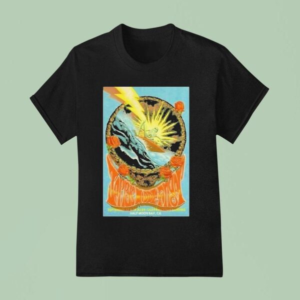 Jerry S Middle Finger Sept Old Princeton Landing Half Moon Bay Ca T Shirt