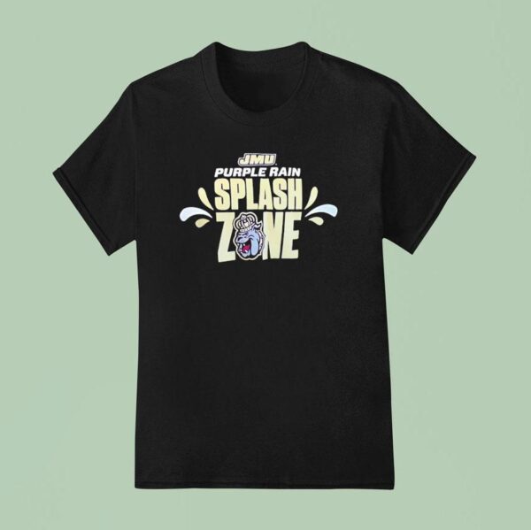 Jmu James Madison Dukes Purple Rain Splash Zone T Shirt