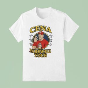 John Cena Wwe Farewell Tour Cartoon T Shirt