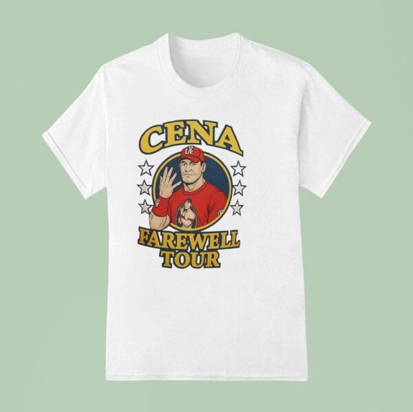 John Cena Wwe Farewell Tour Cartoon T Shirt