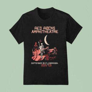 Johnny Blue Skies Tour Red Rocks Skeletons T Shirt
