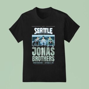 Jonas Brothers Seattle Washington Climate Pledge Arena Tour T Shirt