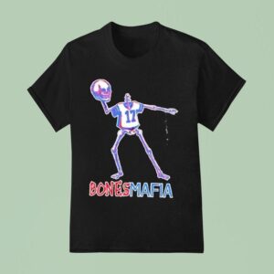 Josh Allen Skeleton Bones Mafia Buffalo Bills T Shirt