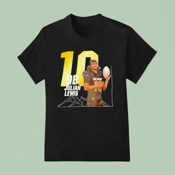 Julian Lewis Qb Colorado Buffaloes Football T Shirt