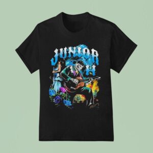 Junior H X Warren Lotas Skeleton Guitar T Shirt
