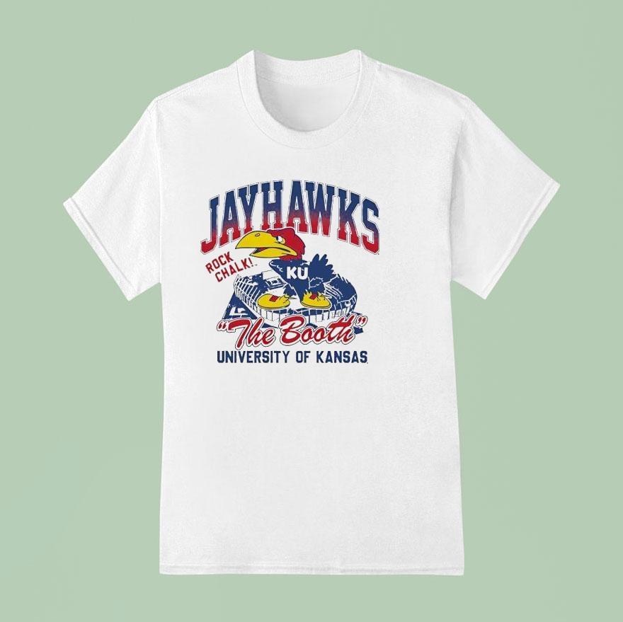 Kansas Jayhawks The Booth University Of Kansas Rock Chalk T Shirt