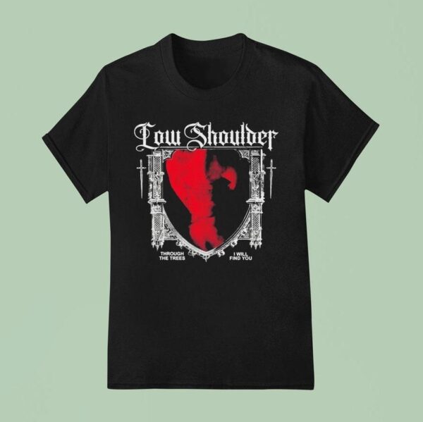 Kerin Cunningham Low Shoulder Through The Trees I Will Find You T Shirt