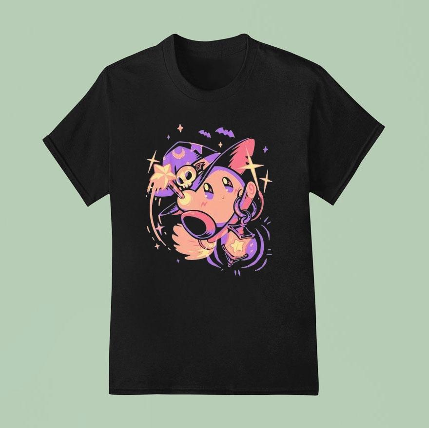 Kirby Pink And Magical T Shirt
