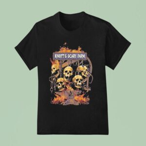 Knott S Scary Farm Hanging Skulls T Shirt