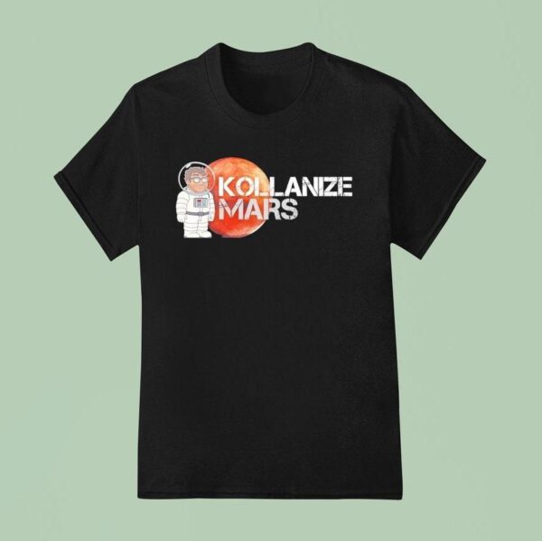 Kollanize Mars Astronau T Shirt