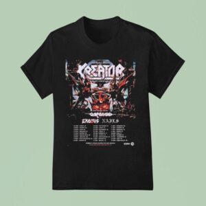 Kreator Krushers Of The World Uk And Europe Tour Dates T Shirt