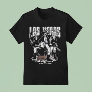 Las Vegas Raiders Dead Threads Skeleton T Shirt