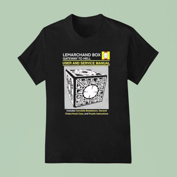 Lemarchand Box Gateway To Hell User And Service Manual T Shirt