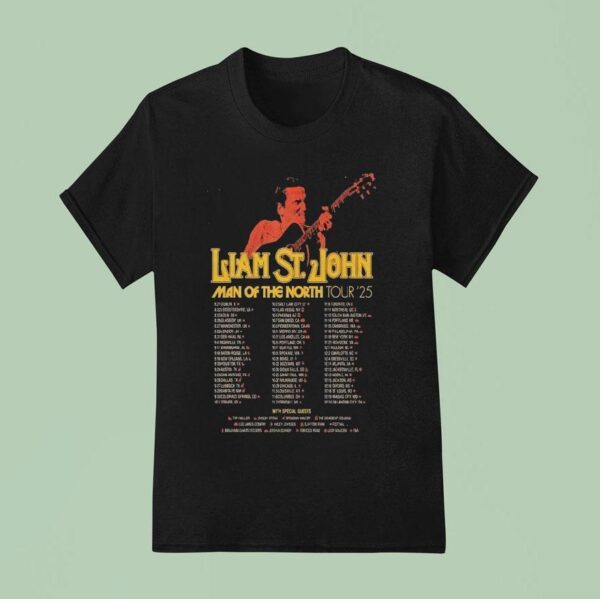 Liam St John Man Of The North Tour Dates T Shirt