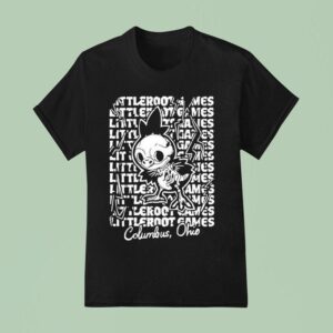 Littleroot Games Columbus Ohio Skull T Shirt