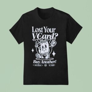 Lost Your Vcard Buy Another Heritage Gamer Supps T Shirt