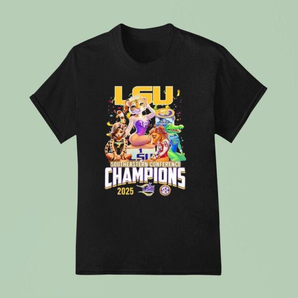 Lsu Tigers Southeastern Conference Champions T Shirt