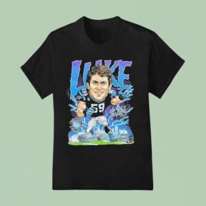 Luke Kuechly X Glory Days Apparel Icons Carolina Panthers T Shirt