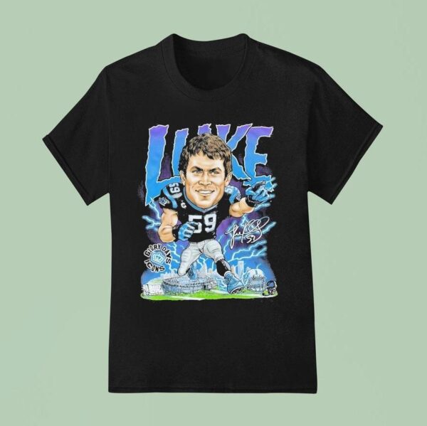 Luke Kuechly X Glory Days Apparel Icons Carolina Panthers T Shirt