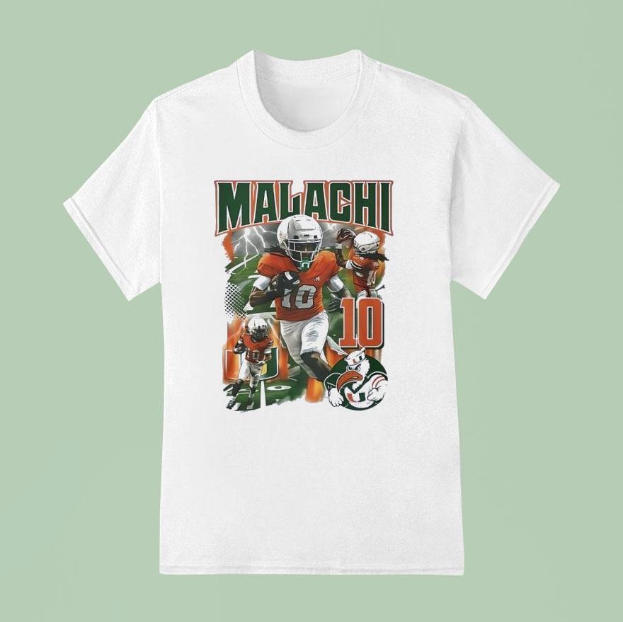 Malachi Toney Miami Hurricanes Hockey Lightning T Shirt