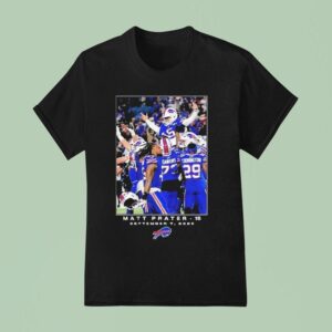 Matt Prater Buffalo Bills Nfl Flash Features Week T Shirt