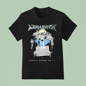 Megadeth European Event Public Enemy With Eu Tour Dates T Shirt
