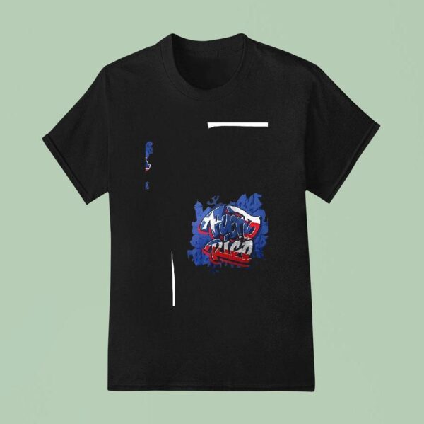 Miami Marlins Puerto Rico Grafiti T Shirt