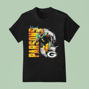 Micah Parsons Green Bay Packers Wordmark T Shirt