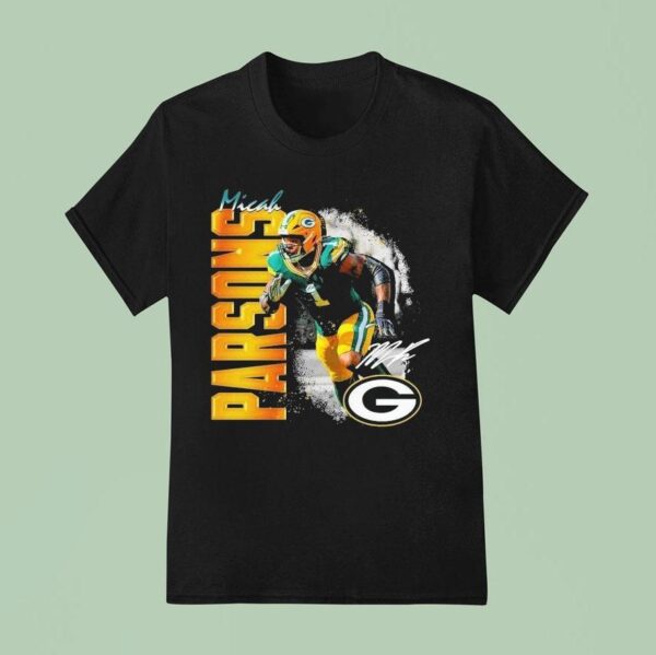 Micah Parsons Green Bay Packers Wordmark T Shirt