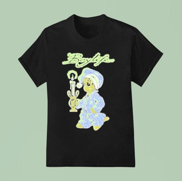 Michael Seyer Boylife Candle T Shirt
