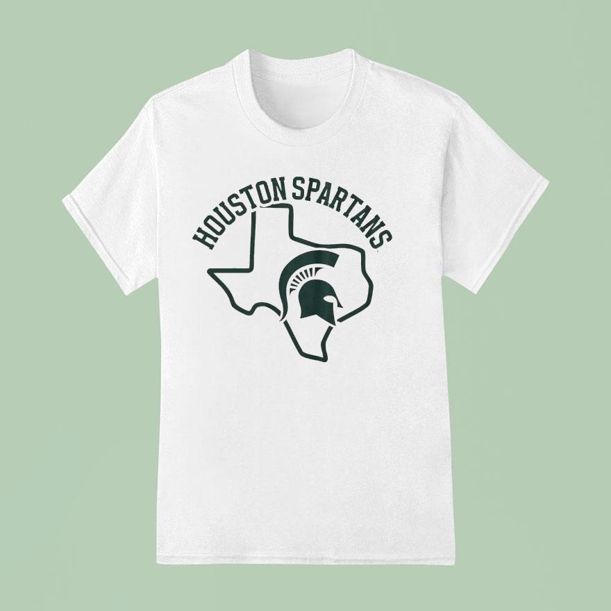 Michigan State Houston Spartans T Shirt