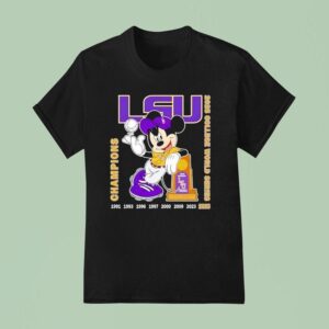 Mickey Mouse Lsu Tigers Ncaa Men S College World Series Champions T Shirt