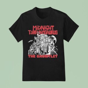 Midnight Tyrannosaurus The Gauntle T Shirt