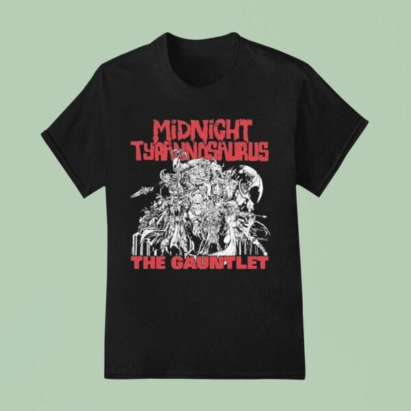 Midnight Tyrannosaurus The Gauntle T Shirt