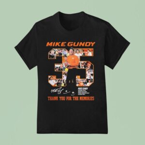 Mike Gundy Years Of Wholehearted Thank You For The Memories Oklahoma State Cowboys T Shirt