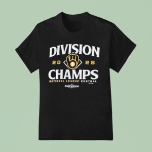 Milwaukee Brewers Postseason Mlb Nl Central Division Champions T Shirt