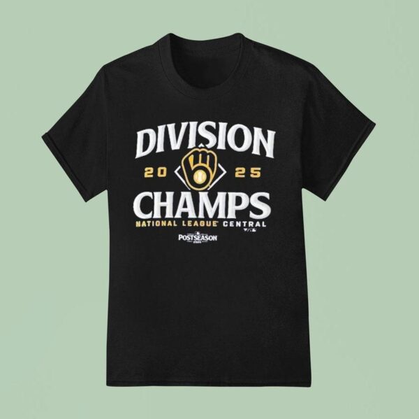 Milwaukee Brewers Postseason Mlb Nl Central Division Champions T Shirt