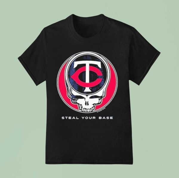 Minnesota Twins Grateful Dead Steal Your Base T Shirt