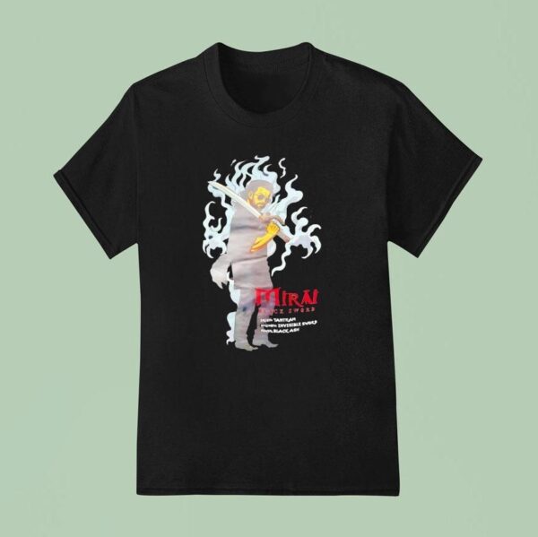 Mirai Black Sword Tantram X Invisible Sword T Shirt