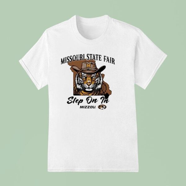 Missouri State Fair Step On In Missouri Tigers Cowboy T Shirt