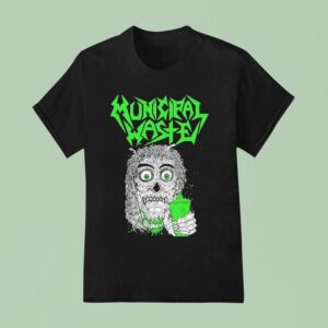 Municipal Waste Beer Zombie T Shirt
