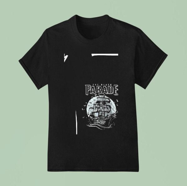 My Chemical Romance The Black Parade Tour Fl Logo T Shirt